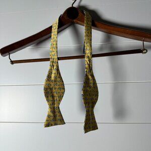 Brooks Brothers Reversible Bow Tie Yellow/Blue